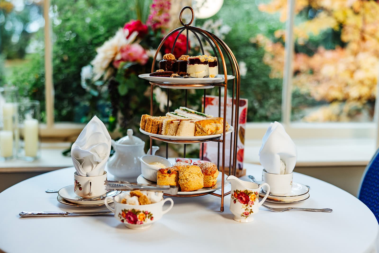Afternoon tea setting